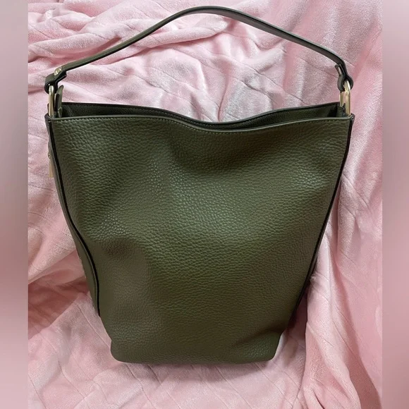 Labubu Bag Bundle! Fiorelli Olive Green “Beau” Large Hobo + Have A Seat “Baba” - Picture 10 of 16